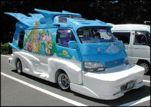 Super trippy and ugly van!