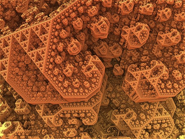 Just a casual 20 megapixel render of an animation frame I'm rendering because it's awesome. This is a Sierpinksi 3D fractal done in Mandelbulb3d running under Wine on Mac. 5120 x 3840