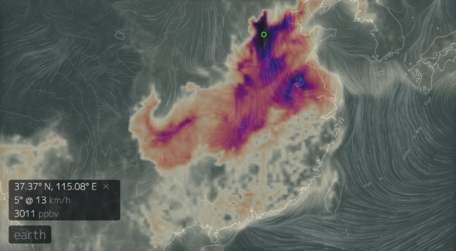 China hits 3,000 ppm COsc