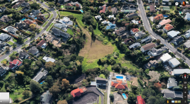 Landslide in Mission Bay