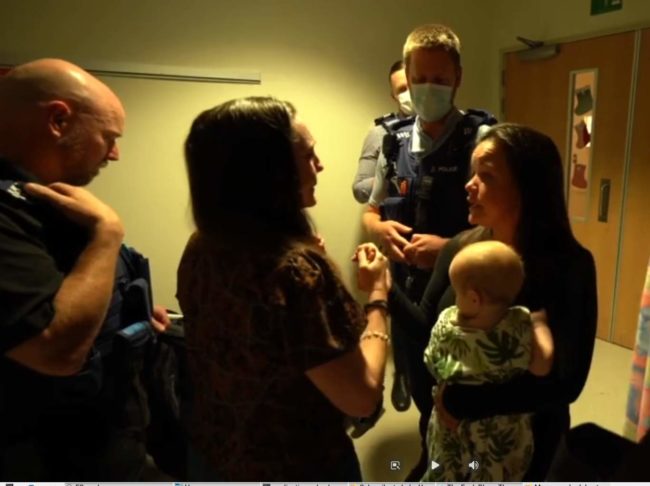 Baby Will being forcibly removed by NZ Police